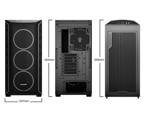 be quiet! Shadow Base 800 FX Black Midi Tower Negro
