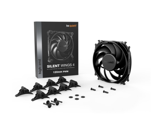 be quiet! SILENT WINGS 4 | 120mm PWM Carcasa del ordenador Ventilador 12 cm Negro 1 pieza(s)