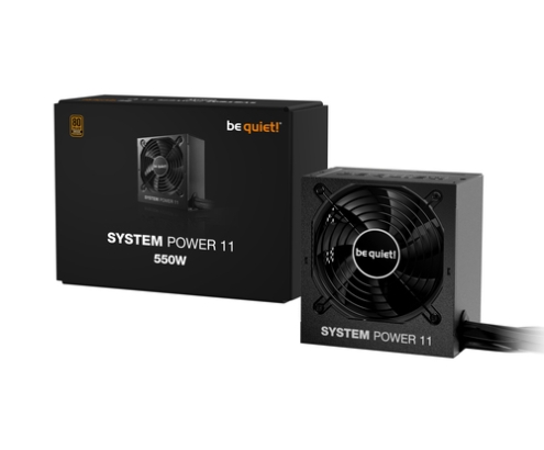 be quiet! System Power 11 550W unidad de fuente de alimentación 20+4 pin ATX ATX Negro
