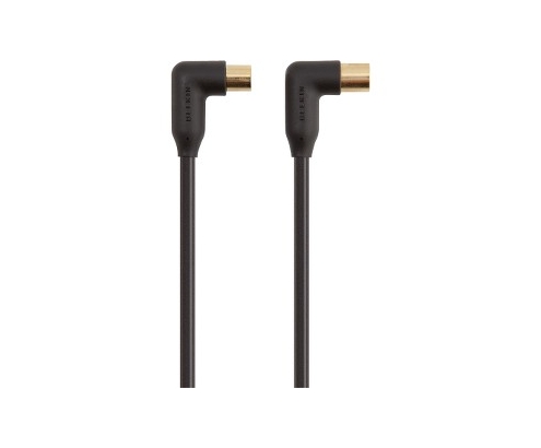 Belkin Antenna M/F 2 m cable coaxial Negro