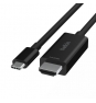 Belkin AVC012bt2MBK 2 m USB Tipo C HDMI Negro