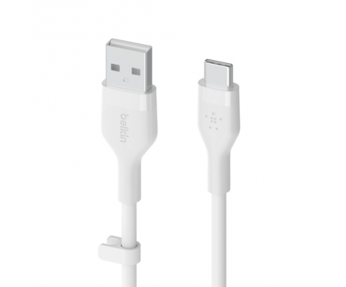 Belkin BOOSTâ†‘CHARGE Flex cable USB 3 m USB 2.0 USB A USB C Blanco