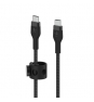 Belkin BOOSTâ†‘CHARGE PRO Flex cable USB 1 m USB 2.0 USB C Negro