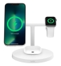 Belkin BoostCharge Pro Auriculares, Smartphone, Reloj inteligente Blanco USB Cargador inalámbrico Carga rápida Interior