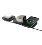 Belkin BoostCharge Pro Auriculares, Smartphone, Reloj inteligente Negro Corriente alterna, USB Cargador inalámbrico Carga rápida Interior