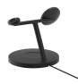 Belkin BoostCharge Pro Auriculares, Smartphone, Reloj inteligente Negro USB Cargador inalámbrico Carga rápida Interior