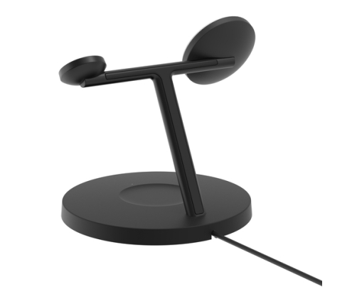 Belkin BoostCharge Pro Auriculares, Smartphone, Reloj inteligente Negro USB Cargador inalámbrico Carga rápida Interior