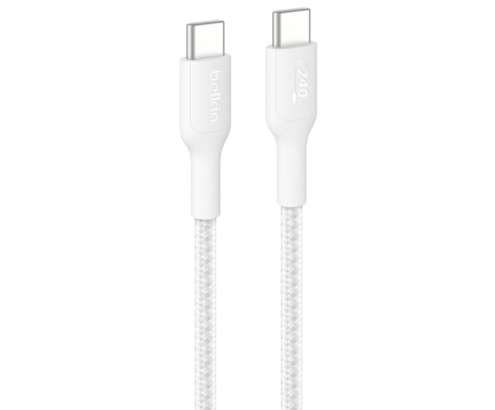 Belkin BoostCharge Pro cable USB 1 m USB C 240 W Blanco