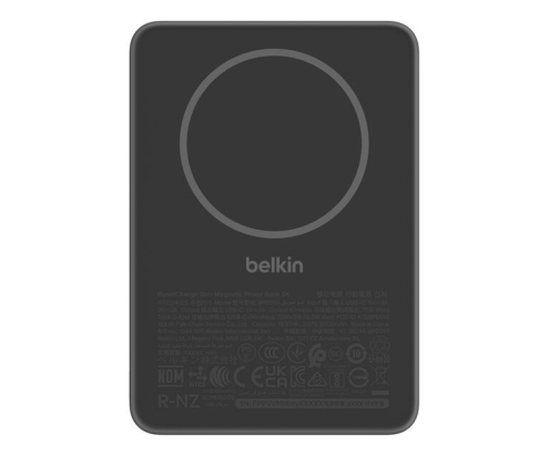 Belkin BPD010hqBK 5000 mAh Cargador inalámbrico Negro