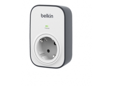 Belkin BSV103VF limitador de tensión Negro, Blanco 1 salidas AC