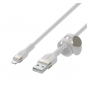Belkin CAA010BT1MWH cable USB 1 m USB A USB C/Lightning Blanco