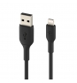 BELKIN cable de conector Lightning Macho/USB A Macho 0,15 m Negro