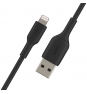 BELKIN cable de conector Lightning Macho/USB A Macho 0,15 m Negro