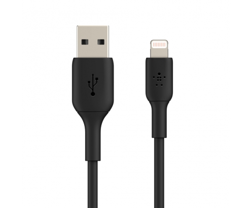 BELKIN cable de conector Lightning Macho/USB A Macho 0,15 m Negro
