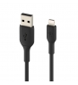 Belkin cable de conector Lightning USB A 2.0 1 m Negro 
