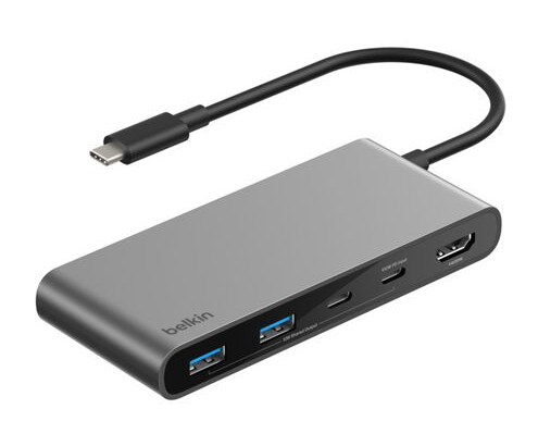 Belkin Connect USB Tipo C 5000 Mbit/s Gris