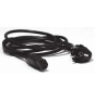 Belkin F3A225CP1.8M-P cable de transmisión Negro 1,8 m C13 acoplador Enchufe tipo F