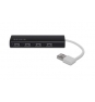 Belkin HUB de interfaz USB 2.0 480 Mbit/s Negro