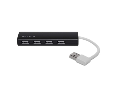 Belkin HUB de interfaz USB 2.0 480 Mbit/s Negro