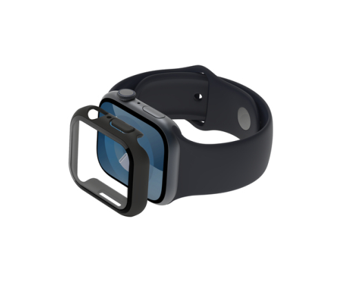 Belkin OVG003ZZBK-REV Accesorios para dispositivos vestibles inteligentes Protector de pantalla Negro Vidrio templado