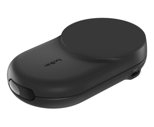 Belkin Qi2 Fitness tracker, Auriculares, Smartphone, Reloj inteligente Negro USB Cargador inalámbrico Carga rápida Interior