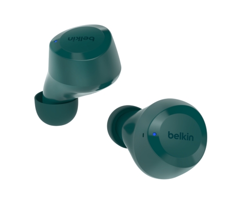Belkin SoundForm Bolt Auriculares Inalámbrico Dentro de oído Llamadas/Música/Deporte/Uso diario Bluetooth Verde azulado