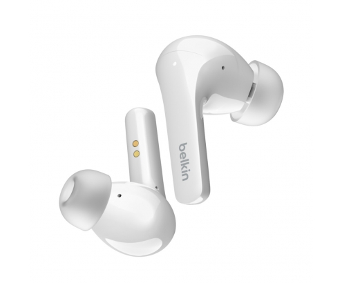 Belkin SOUNDFORM Flow Auriculares Inalámbrico Dentro de oÍ­do Llamadas/Música USB Tipo C Bluetooth Blanco