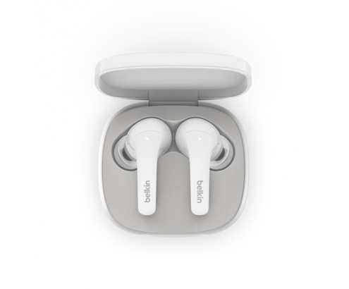 Belkin SOUNDFORM Flow Auriculares Inalámbrico Dentro de oÍ­do Llamadas/Música USB Tipo C Bluetooth Blanco