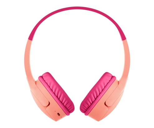 Belkin SoundForm Mini Auriculares Inalámbrico Diadema Llamadas/Música USB Tipo C Rosa