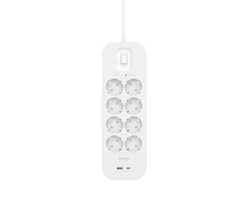 Belkin SRB003vf2M-V2 Blanco 8 salidas AC 2 m
