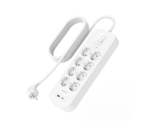 Belkin SRB003vf2M-V2 Blanco 8 salidas AC 2 m