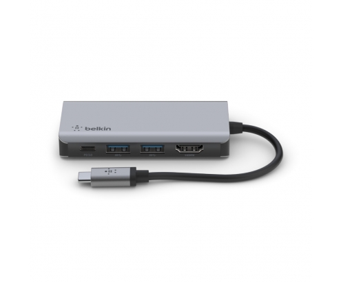 Belkin USB 3.2 Gen 1 (3.1 Gen 1) Type-C 5000 Mbit/s Plata