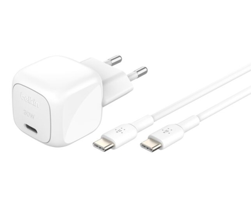Belkin WCA008kq1MWH-B6 Portátil, Smartphone, Tableta Blanco Corriente alterna Carga rápida Interior