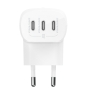 Belkin WCC002VFWH cargador de dispositivo móvil Portátil, Smartphone, Tableta Blanco Corriente alterna Carga rápida Interior