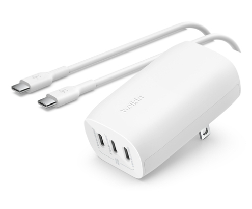 Belkin WCC002VFWH cargador de dispositivo móvil Portátil, Smartphone, Tableta Blanco Corriente alterna Carga rápida Interior