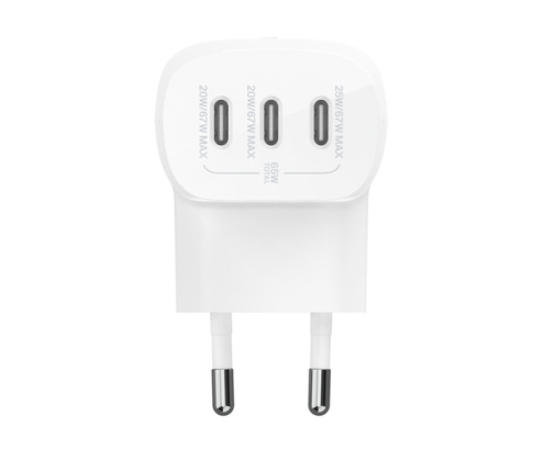 Belkin WCC002VFWH cargador de dispositivo móvil Portátil, Smartphone, Tableta Blanco Corriente alterna Carga rápida Interior