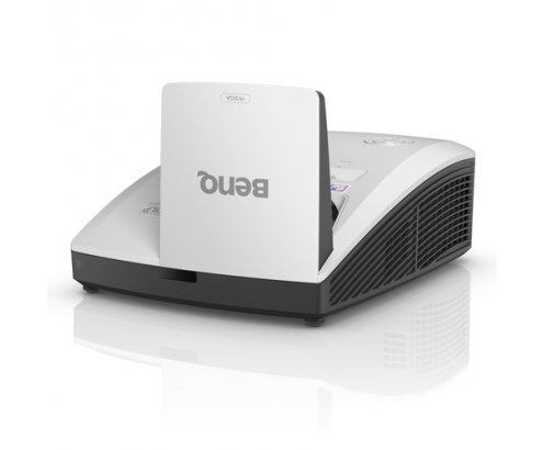 Benq MW855UST+ videoproyector Proyector de alcance ultracorto 3500 lúmenes ANSI DLP WXGA (1280x800) 3D Negro, Blanco