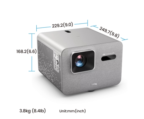 BenQ TK705STi Proyector de corto alcance 3000 lúmenes ANSI DLP UHD 4K (3840x2160) Gris
