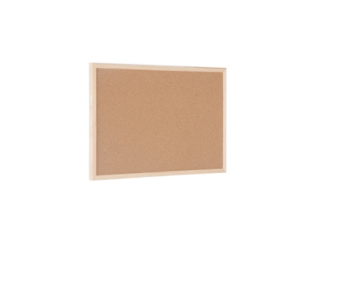 Bi-Office MC030012010 tablón de anuncio Tablón de anuncios fijo Pino Corcho, Madera