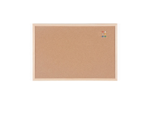 Bi-Office MC030012010 tablón de anuncio Tablón de anuncios fijo Pino Corcho, Madera