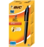 BIC 902129 bolígrafo Negro, Azul, Verde, Rojo Medio 12 pieza(s)
