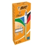BIC 982878 bolígrafo Multicolor Bolígrafo de punta retráctil con pulsador Medio 12 pieza(s)