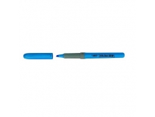 BIC Brite Liner Grip marcador 12 pieza(s) Punta de cincel Azul