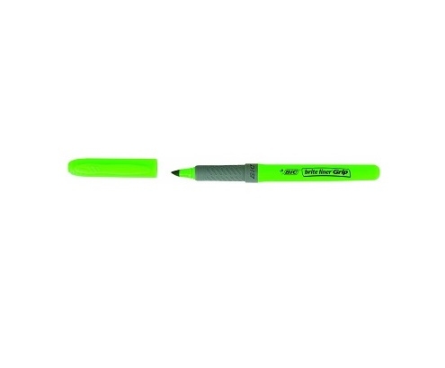 BIC Brite Liner Grip marcador 12 pieza(s) Punta de cincel Verde