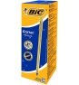 BIC Cristal Medium Azul Bolígrafo de punta retráctil con pulsador Medio 20 pieza(s)