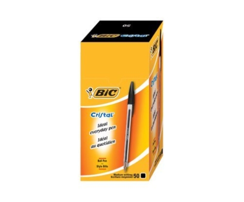 BIC Cristal Negro Medio 50 pieza(s)