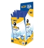 BIC Cristal Soft Azul Bolígrafo Medio 50 pieza(s)