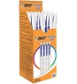 BIC Cristal Up Azul Bolígrafo Medio 20 pieza(s)