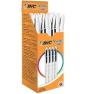 BIC Cristal Up Negro Bolígrafo Medio 20 pieza(s)