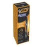 BIC Gel-ocity Quick Dry Negro Bolígrafo de punta retráctil con pulsador Medio 12 pieza(s)